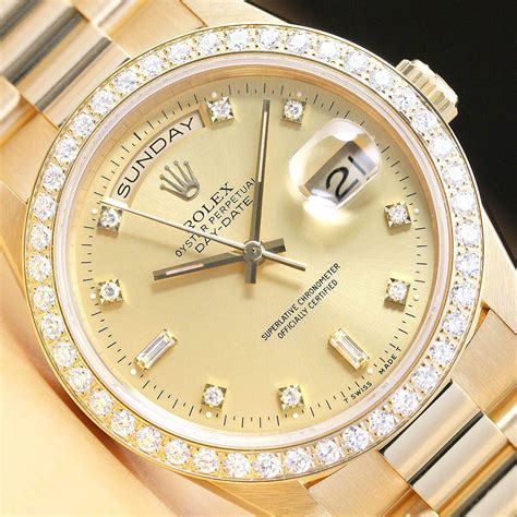 rolex day date brillanti|Rolex Day-Date 18238 price.